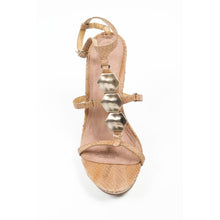 Beige 8.5 US - 39 EUR Nine West Womens Ankle Strap Sandal NWVENCENTIO DK NATURAL