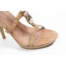 Beige 8.5 US - 39 EUR Nine West Womens Ankle Strap Sandal NWVENCENTIO DK NATURAL