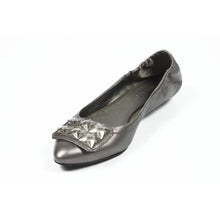 Silver 5.5 US - 36 EUR Nine West Womens Ballerina NWDAGNER PEWTER