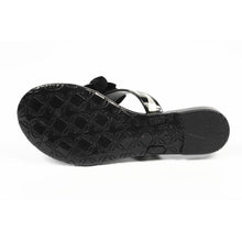 Black 5 US - 35.5 EUR Nine West Womens Thong NWFLIRT BLKWHT BLK