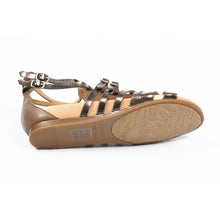 Multicolor 7 US - 37.5 EUR Nine West Womens Flat Sandal NWBUZZIE PEWTER TAUPE