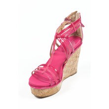 Fuxia 9 US - 40 EUR Nine West Womens Espadrille Wedge Sandal NWROMANCING PINK MUL Y