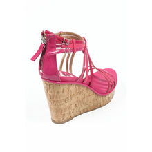 Fuxia 10 US - 41.5 EUR Nine West Womens Espadrille Wedge Sandal NWROMANCING PINK MUL Y