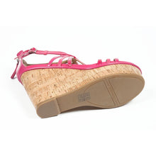 Fuxia 10 US - 41.5 EUR Nine West Womens Espadrille Wedge Sandal NWROMANCING PINK MUL Y