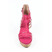 Fuxia 10 US - 41.5 EUR Nine West Womens Espadrille Wedge Sandal NWROMANCING PINK MUL Y
