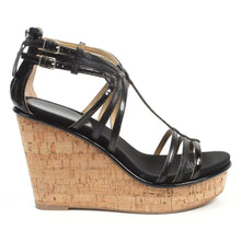 Black 9.5 US - 41 EUR Nine West Womens Espadrille Wedge Sandal NWROMANCING BLK MULTY