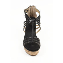 Black 9.5 US - 41 EUR Nine West Womens Espadrille Wedge Sandal NWROMANCING BLK MULTY