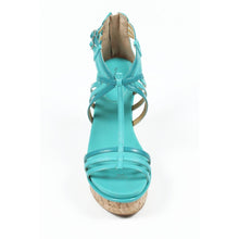 Light Blue 9 US - 40 EUR Nine West Womens Espadrille Wedge Sandal NWROMANCING TURQU MU Y