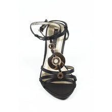 Black 6 US - 36.5 EUR Nine West Womens Ankle Strap Wedge Sandal NWJUVELIE BLACK