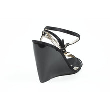 Black 6 US - 36.5 EUR Nine West Womens Ankle Strap Wedge Sandal NWJUVELIE BLACK