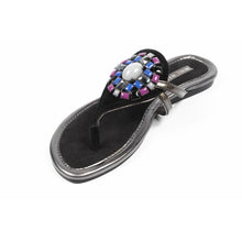 Black 6 US - 36.5 EUR Nine West Womens Flat Sandal NWWEYLIN BLACK BLK