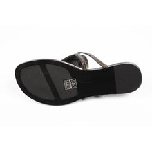 Black 6 US - 36.5 EUR Nine West Womens Flat Sandal NWWEYLIN BLACK BLK