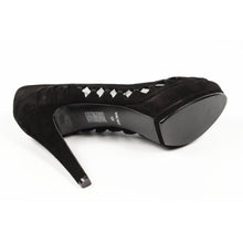 Black 9.5 US - 41 EUR Nine West Womens Pump Open Toe NWLEEWAY BLACK
