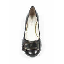 Black 5 US - 35.5 EUR Nine West Womens Heeled Ballerina NWUPGRADEYA BLACK