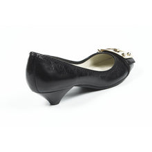 Black 5 US - 35.5 EUR Nine West Womens Heeled Ballerina NWUPGRADEYA BLACK