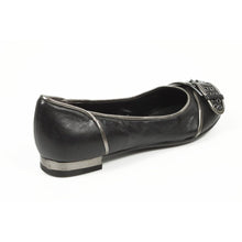 Black 5.5 US - 36 EUR Nine West Womens Heeled Ballerina NWALYN BLK PEWTER
