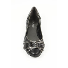 Black 5.5 US - 36 EUR Nine West Womens Heeled Ballerina NWALYN BLK PEWTER