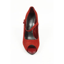 Red 6 US - 36.5 EUR Nine West Womens Pump Open Toe NWLUMINOUS RED RED