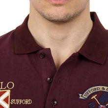 Bordeaux XL Ufford & Suffolk Polo Club Mens Polo Short Sleeves US007 BORDEAUX