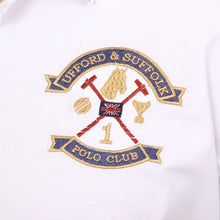 White L Ufford & Suffolk Polo Club Mens Shirt Long Sleeves US010 WHITE