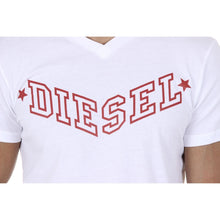 White XXXL Diesel Mens T-Shirt Short Sleeves V-Neck 00SDG0 R091B 100 T-KRITIL