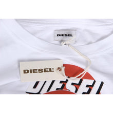 White L Diesel Mens T-Shirt Short Sleeves Round Neck 00SI7X 0091B 100 T-PALAGIA