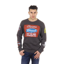 Brown L Diesel mens sweater S-GALEV 00SGF2 0TAHP 93R