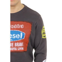 Brown L Diesel mens sweater S-GALEV 00SGF2 0TAHP 93R