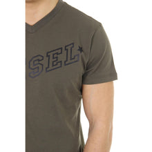 Green L Diesel mens t-shirt T-KRITIL 00SDG0 R091B 51F