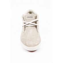 Beige 45 EUR - 12 US Coca Cola mens ankle boot CCA0526 KRUNNER MIX CREAM