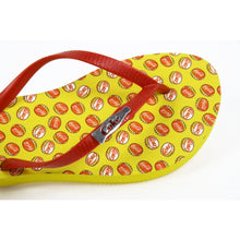 Yellow 39/40 EUR Coca Cola ladies flip flop CCA0595 TAMPINHAS GIRL YELLOW