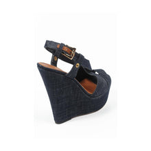 Denim 37.5 EUR - 7.5 US Sebastian Milano ladies espadrille wedge sandal S5309 JEANS VALIVO