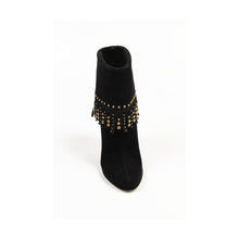 Black 36 EUR - 6 US Sebastian Milano ladies ankle boot S3982 CAMOSCIO ML NERO