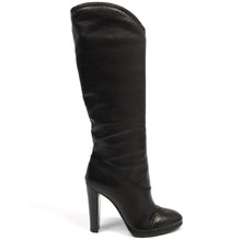 Black 36 EUR - 6 US Sebastian Milano ladies high boot S3942 LOS ANGELES BOTTALATO TG NERO
