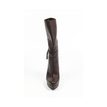 Dark Brown 40 EUR - 10 US Sebastian Milano ladies short boot S4627 FOCUS CACAO