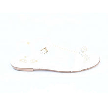 White 36.5 EUR - 6.5 US (244mm) Tods ladies flat sandal XXW0MD0C270OW0B001