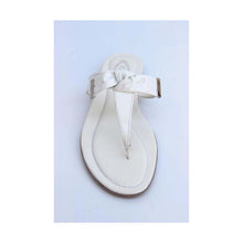 White 36.5 EUR - 6.5 US (244mm) Tods ladies flat sandal XXW0II0A120ATSB001