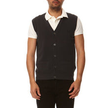 Dark Brown S Fred Perry Mens Waistcoat 30402103 E135