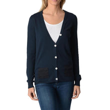 Dark Blue XXL Fred Perry Womens Cardigan 31432026 9608