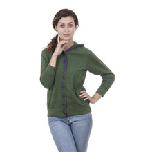 Green XL Fred Perry Womens Sweater 31442171 0885