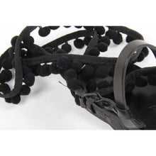 Black 41 EUR - 11 US Álvaro González Womens Flat Sandal ANNA BLACK BLACK