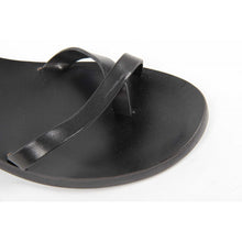 Black 41 EUR - 11 US Álvaro González Womens Flat Sandal ANNA BLACK BLACK