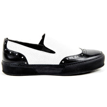 Multicolor 36.5 EUR - 6.5 US Robert Clergerie Paris Womens Slip On Sneaker TILO02 V LISSE NOIR V L PERFO BLANCO