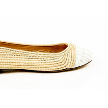 Multicolor 41.5 EUR - 11.5 US Robert Clergerie Paris Womens Ballerina GINO TRAME BLANC PAILLE NATURELLE D