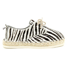 Multicolor 41 EUR - 11 US Sun Z Womens Espadrille CARMEV PONY ZEBRA
