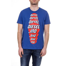 Blue XXL Diesel Mens T-Shirt T-PALAGIA 00SI7X 0091B 8EK