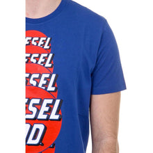 Blue XXL Diesel Mens T-Shirt T-PALAGIA 00SI7X 0091B 8EK