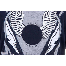 Dark Blue M Diesel Mens T-Shirt T-CLAR 00SJUN 0091B 81E