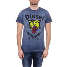 Dark Blue XS Diesel Mens T-Shirt T-SONS 00SJUW 0WAER 81E