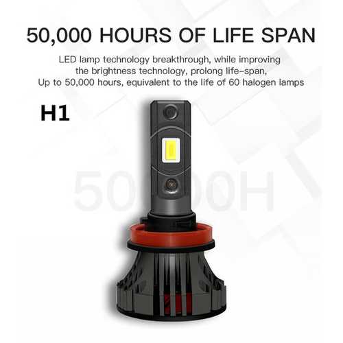 LED Car Headlight Bulbs - H1 Fitting, 4500 L